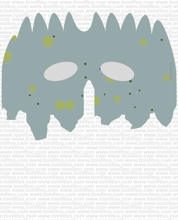 printable pdf freaky mask 