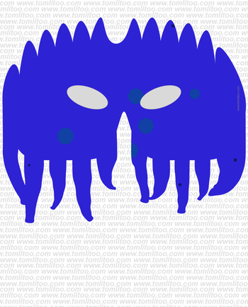 printable pdf freaky mask 