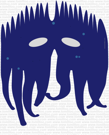 masque étrange  pdf à imprimer
