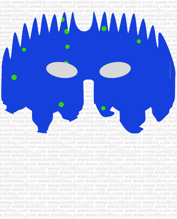 printable pdf freaky mask 