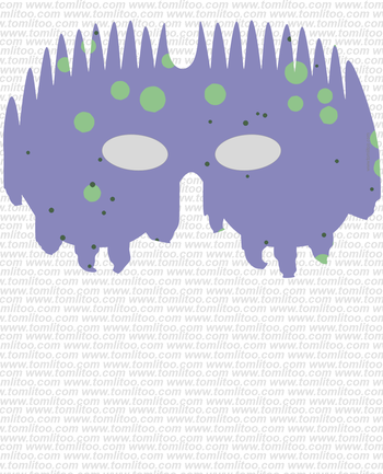 printable pdf freaky mask 