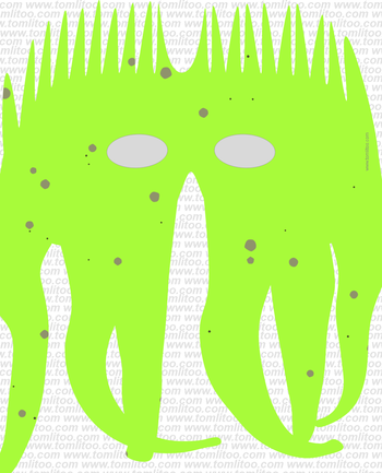printable pdf freaky mask 