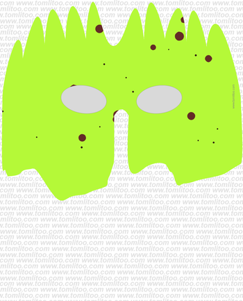 printable pdf freaky mask 