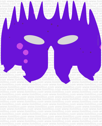 masque étrange  pdf à imprimer