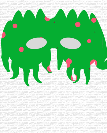 printable pdf freaky mask 