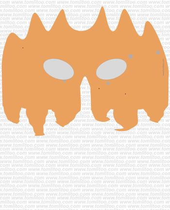 printable pdf freaky mask 