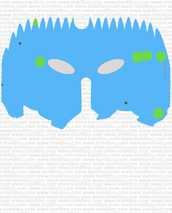 printable pdf freaky mask 