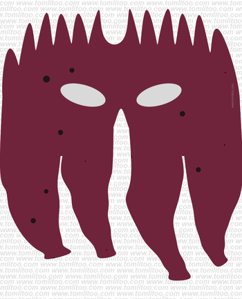 printable pdf freaky mask 