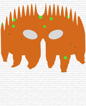 printable pdf freaky mask 