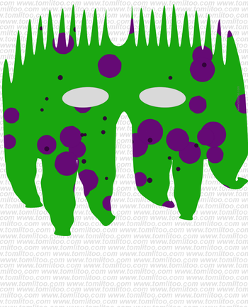 printable pdf freaky mask 