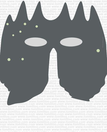 printable pdf freaky mask 