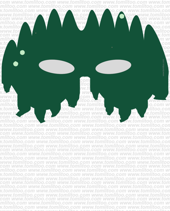 printable pdf freaky mask 