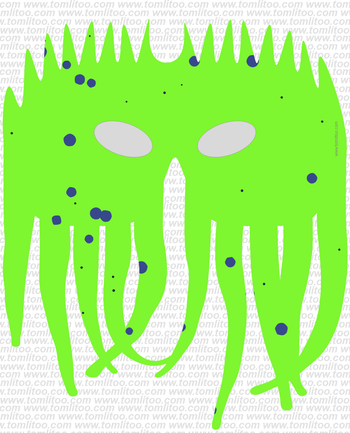 printable pdf freaky mask 