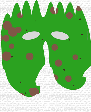 printable pdf freaky mask 