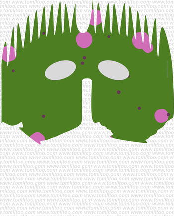 printable pdf freaky mask 