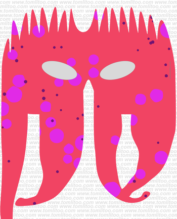 printable pdf freaky mask 