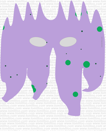 printable pdf freaky mask 