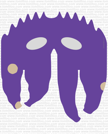 printable pdf freaky mask 