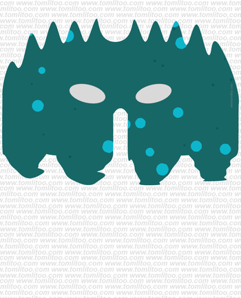 printable pdf freaky mask 