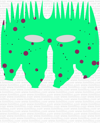 printable pdf freaky mask 