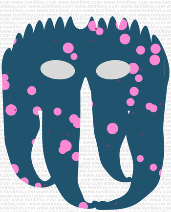 printable pdf freaky mask 