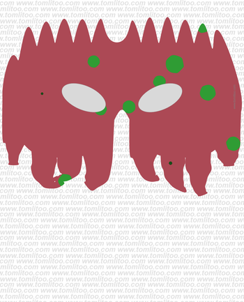 printable pdf freaky mask 