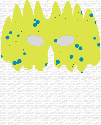 printable pdf freaky mask 