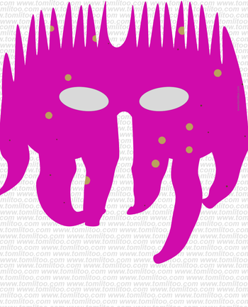 printable pdf freaky mask 