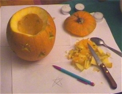 Explication citrouille photophore d'Halloween