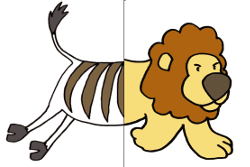 Zèbre lion